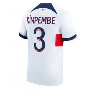 Paris Saint-Germain Presnel Kimpembe #3 Udebanetrøje 2023-24 Kort ærmer